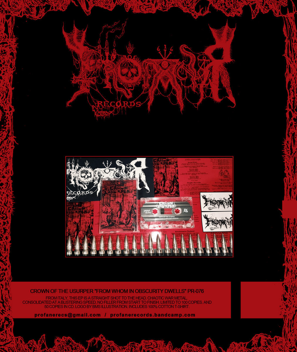 Crown Of The Usurper "From Whom In Obscurity Dwells" PR-076